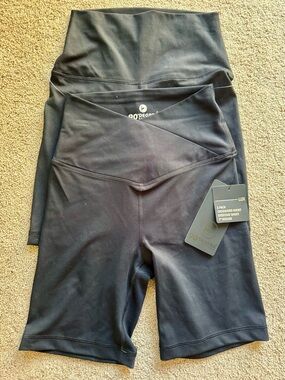 90 Degree Biker Shorts 2 pairs Black XS